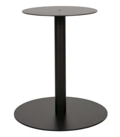 WOOOD Tablo Ronde Poot - Metaal - Zwart - 73x64x64