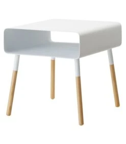 Yamazaki Low Side Table - Plain - White