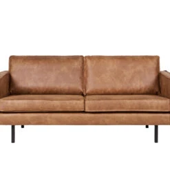 BePureHome Rodeo Bank 2-Zits - Recycle Leer - Cognac - 85x190x86