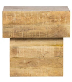 Balk Too Salontafel - Hout - Naturel - 50x50x35