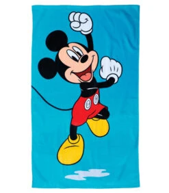 Disney Strandlaken Bedrukt 100% Katoen, MICKEY BLUE